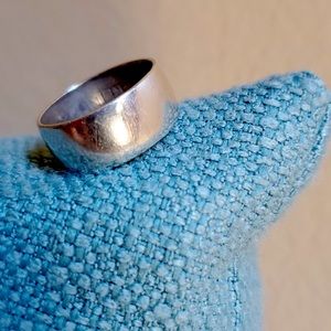 VINTAGE Cigar Band ring by ESPOSITO, Sterling